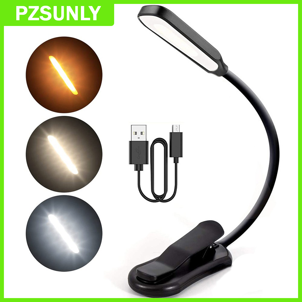 Book Light Flexible - LED Book Light USB Rechargeable Reading