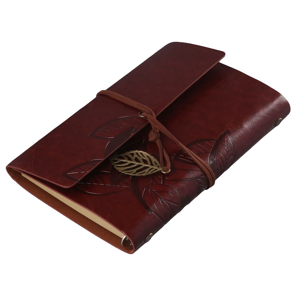 Travel Journal Accessories - Vintage PU Leather Travelers Notebook Leaf