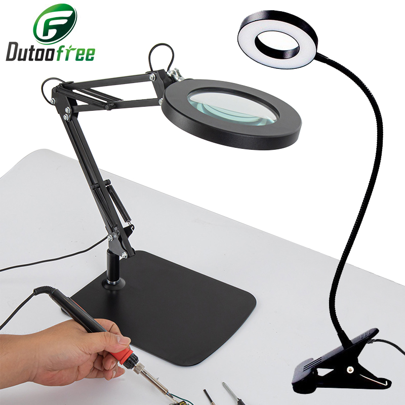 Book Light Flexible - 5x 30x Flexible Clamp-on Table Lamp