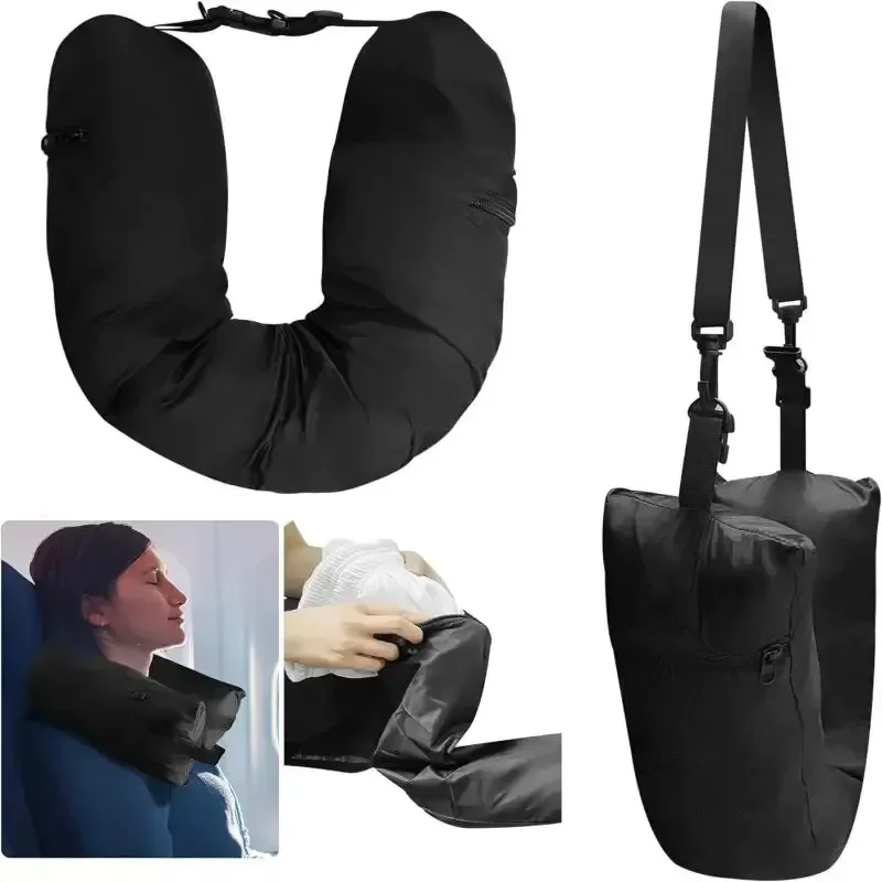 Travel Accessories Neck - Fillable Travel Pillowcase Organizer Bag Carryable