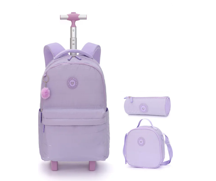 Travel Accessories Logo - 18 inch School Wheeled backpack bag