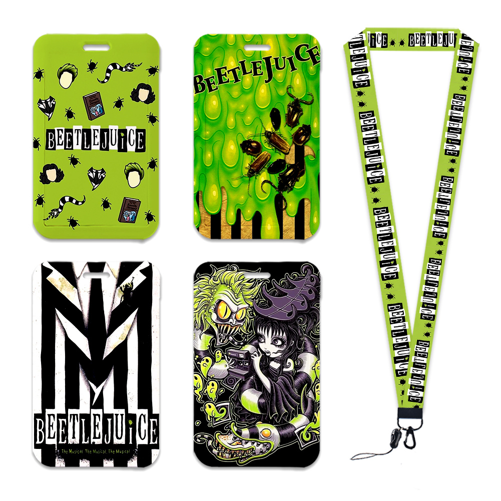 Travel Accessories Neck - Cartoon Horror Movie ID Card Holder