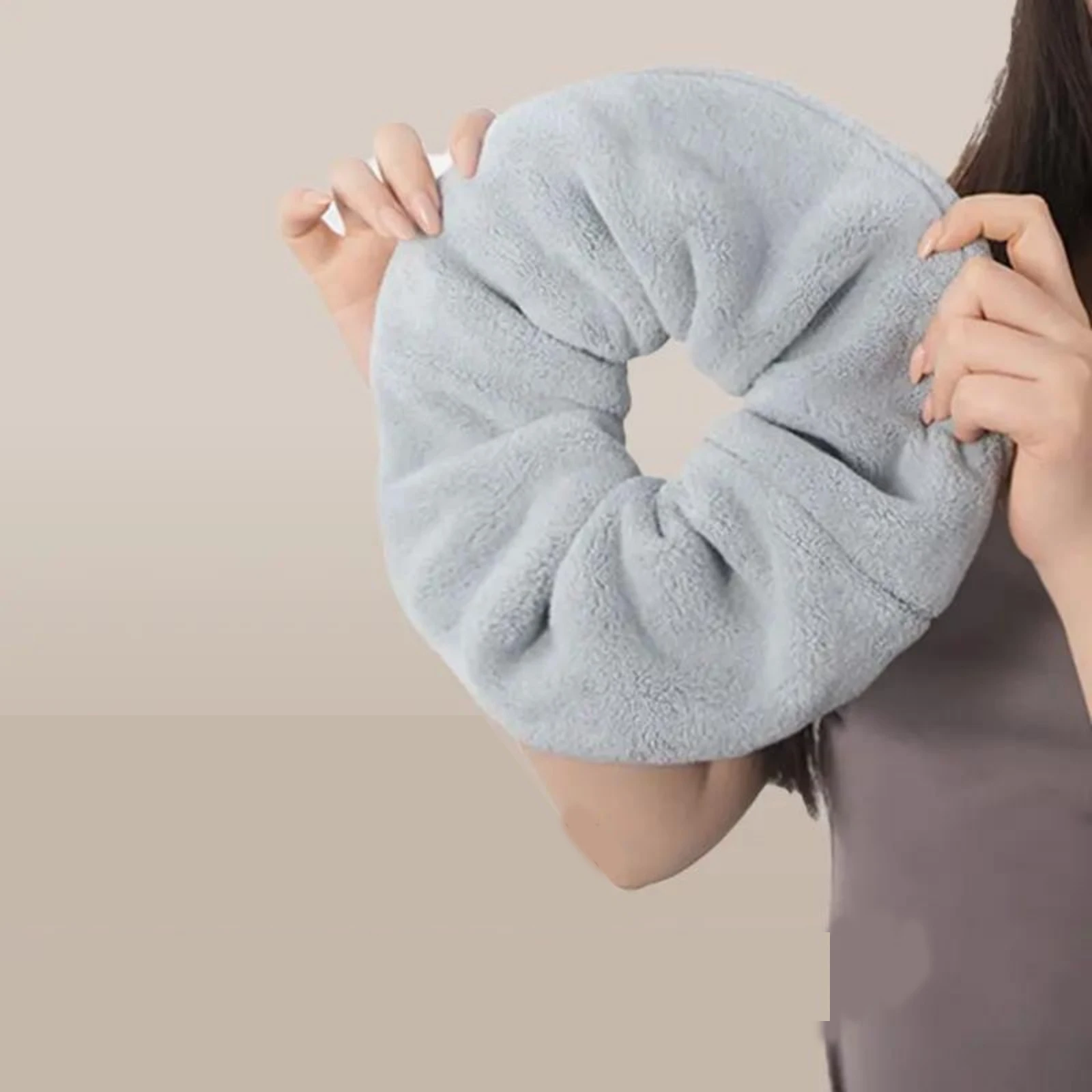 Travel Accessories Aesthetic - 1PC Absorbent Hair Towel Scrunchie Quick