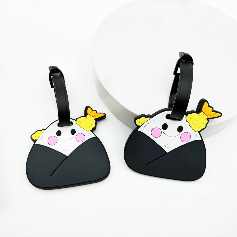 Travel Accessories Aesthetic - 2pcs Cute Zongzi Food Luggage Tag