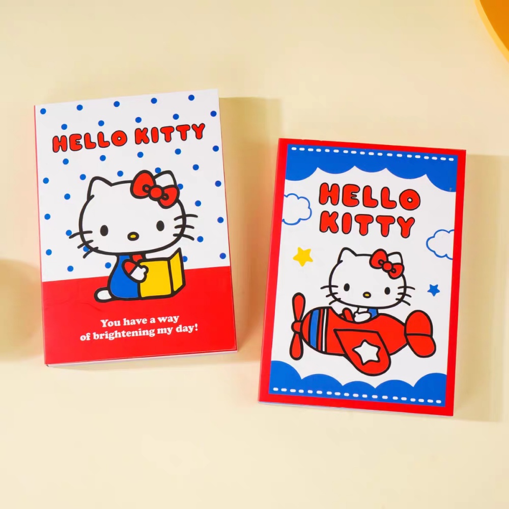 Travel Journal Accessories - 100Pcs Genuine Sanrio Hello Kitty A6