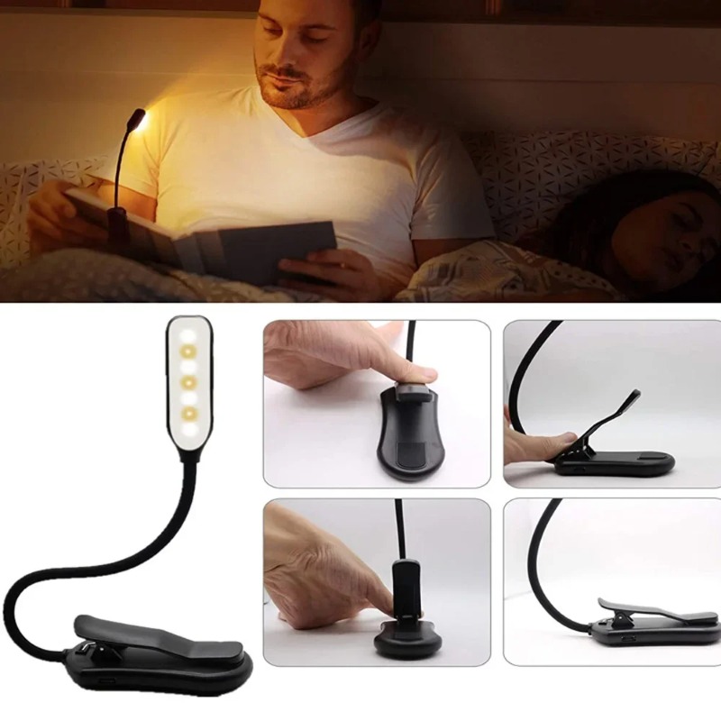 Book Light Flexible - Book Light Mini 7 LED Reading
