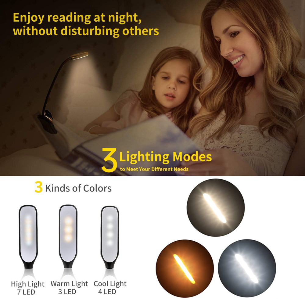 LED Book Light USB Rechargeabl - Book Light Flexible review and price