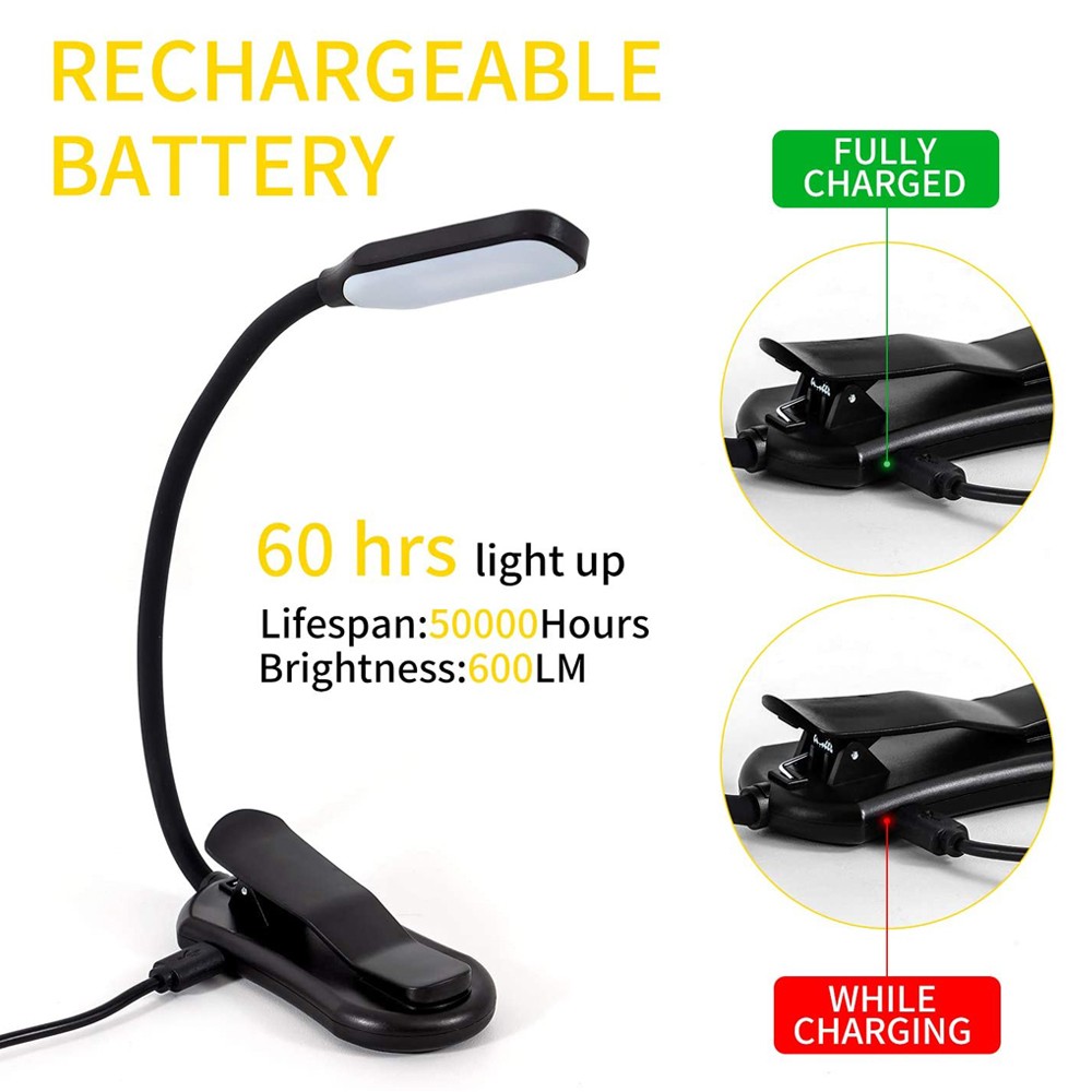 LED Book Light USB Rechargeabl - Book Light Flexible review and price