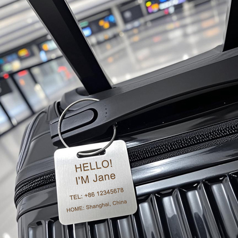 Custom Name Luggage Tag Laser  - Travel Accessories Unique review and price