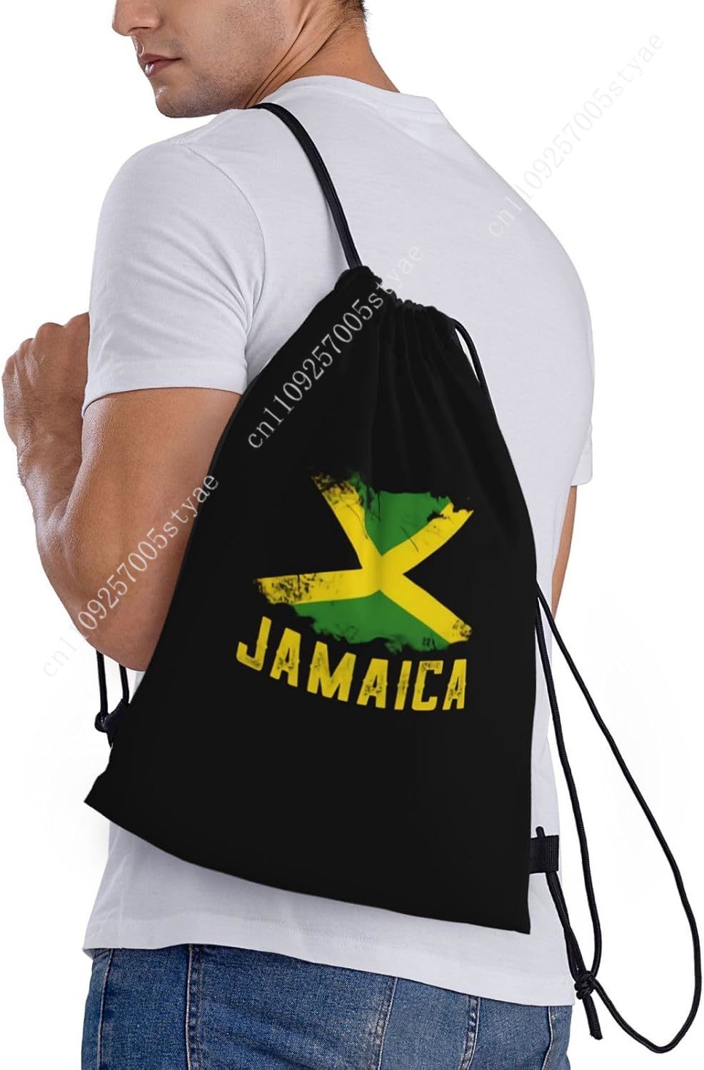 Jamaica Flag Drawstring Bag Ba - Travel Accessories For Jamaica review and price