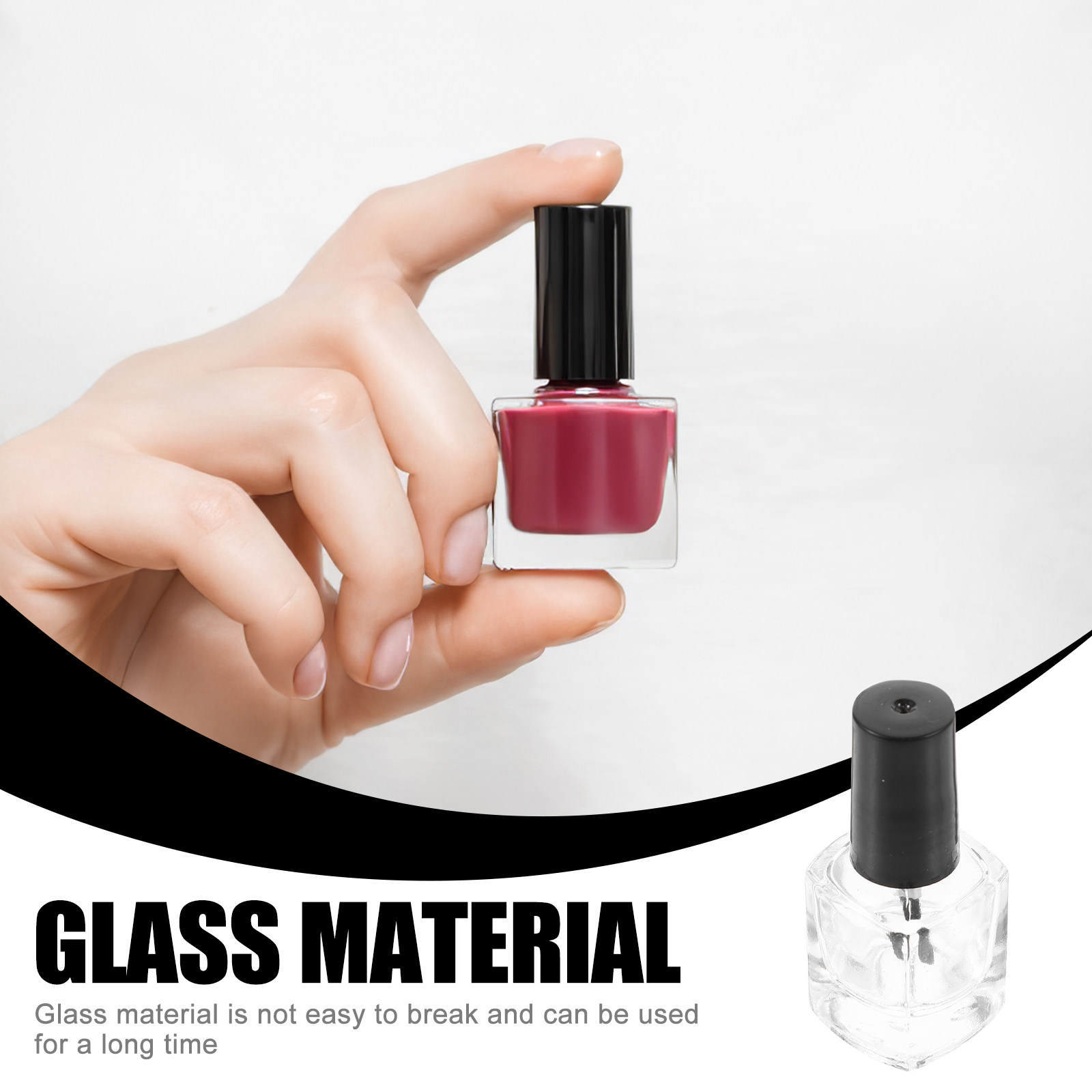5Pcs 5ml Empty Nail Polish Bot - Travel Accessories You Need review and price