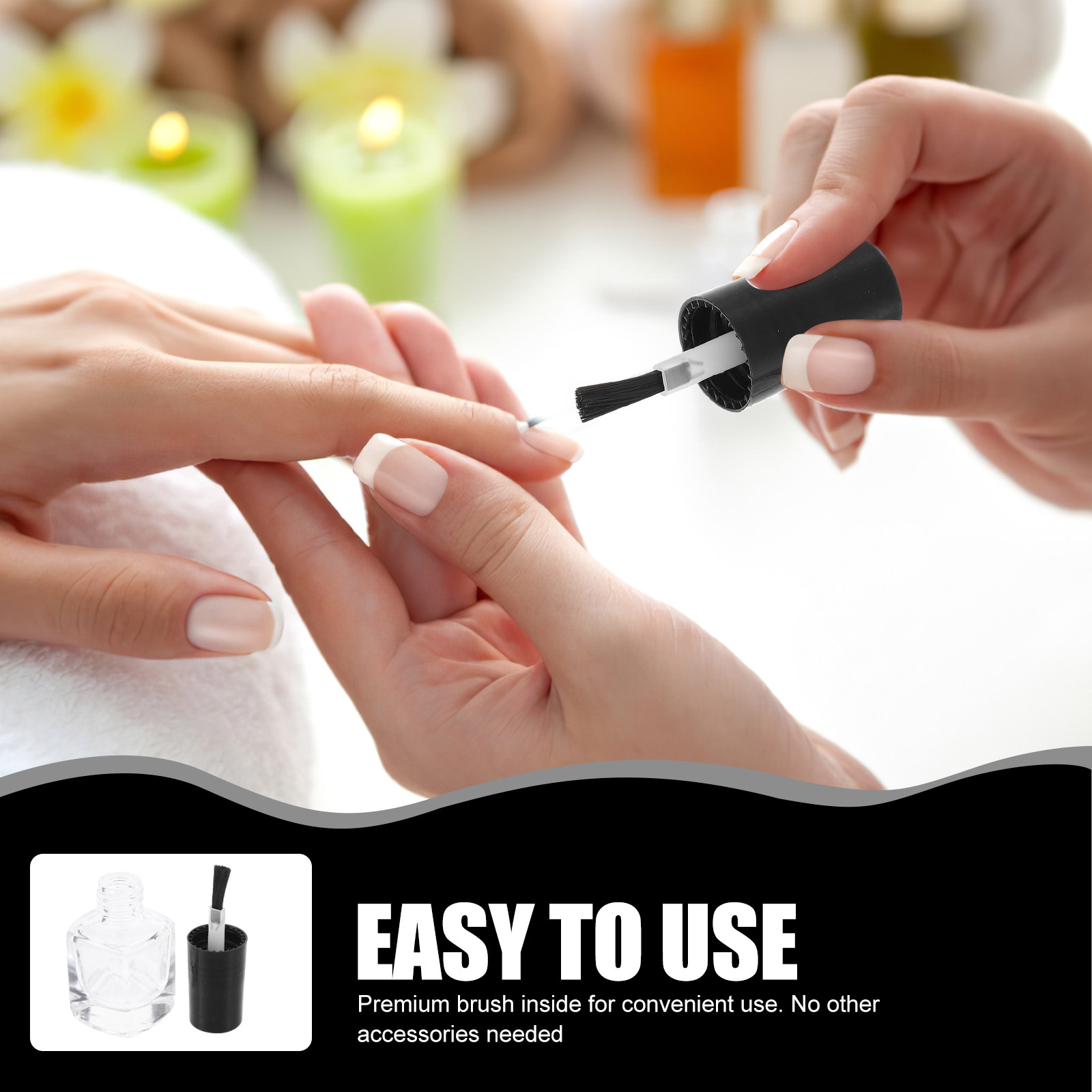 5Pcs 5ml Empty Nail Polish Bot - Travel Accessories You Need review and price