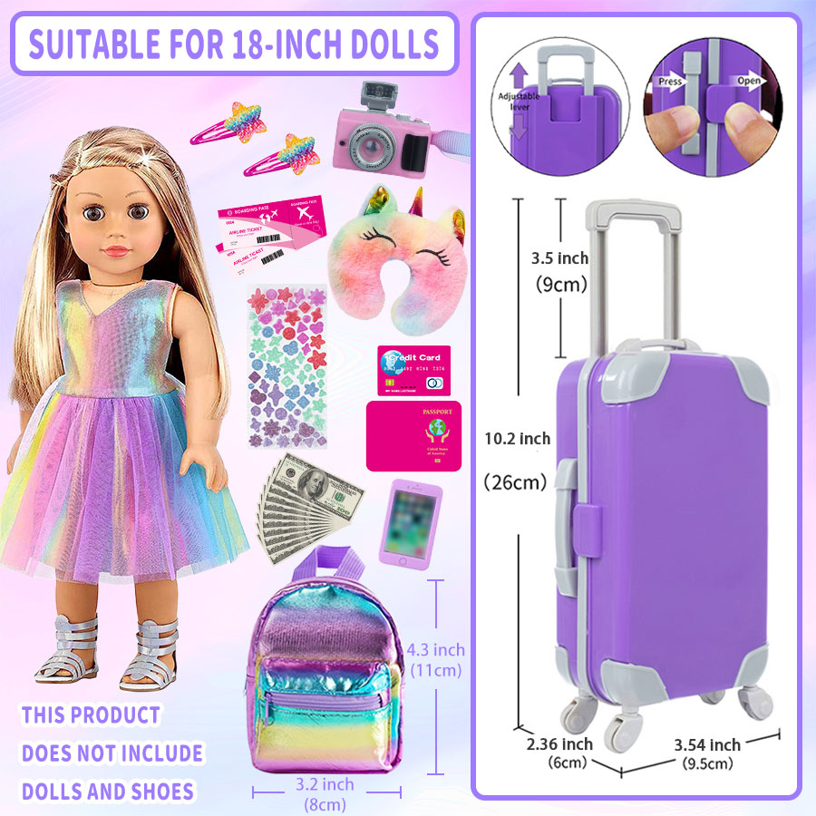 18inch Doll Clothes and Access - Travel Accessories With Kids review and price