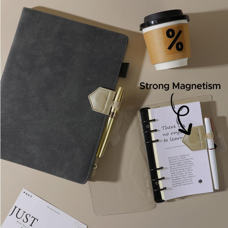 1pc Magnetic PU Leather Bookma - Travel Journal Accessories review and price