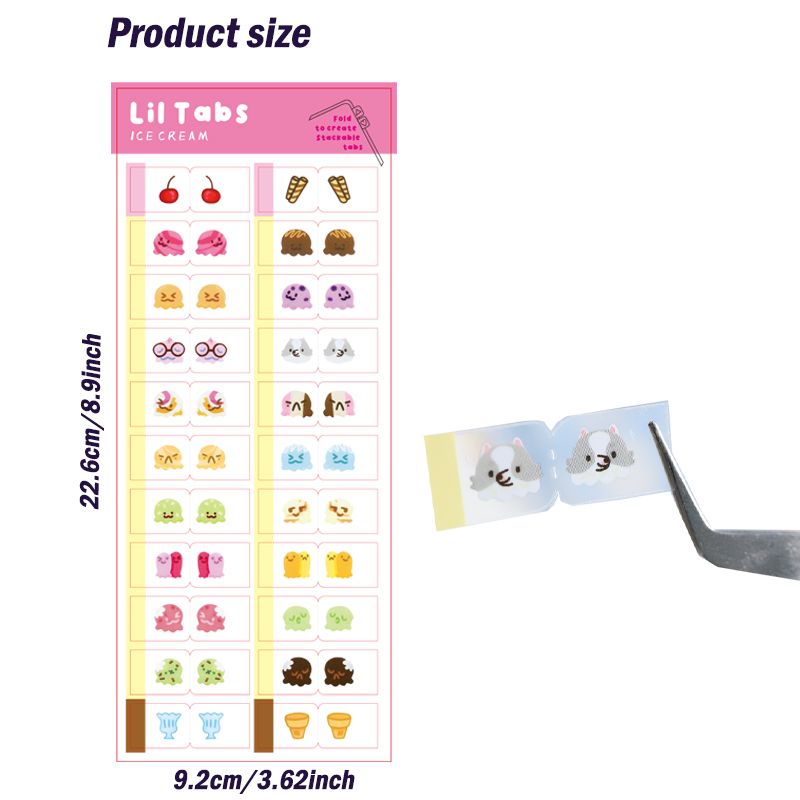 22/44pcs Cute Ice Cream Themed - Travel Journal Accessories review and price