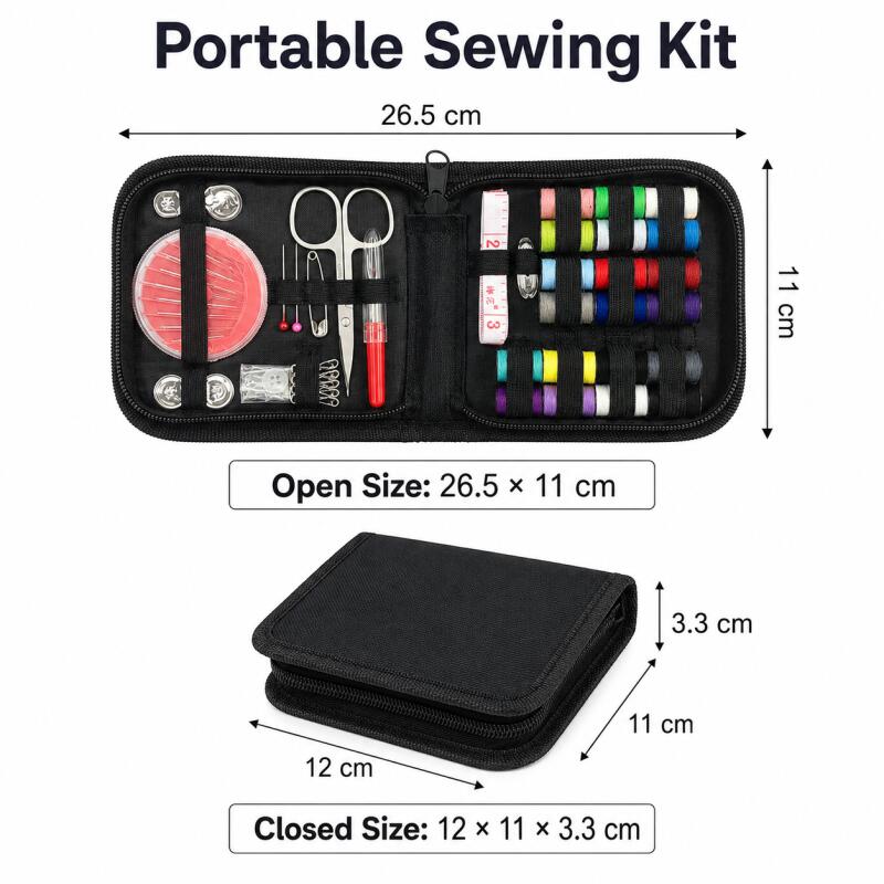 Portable Sewing Kit for Beginn - Travel Accessories To Sew review and price