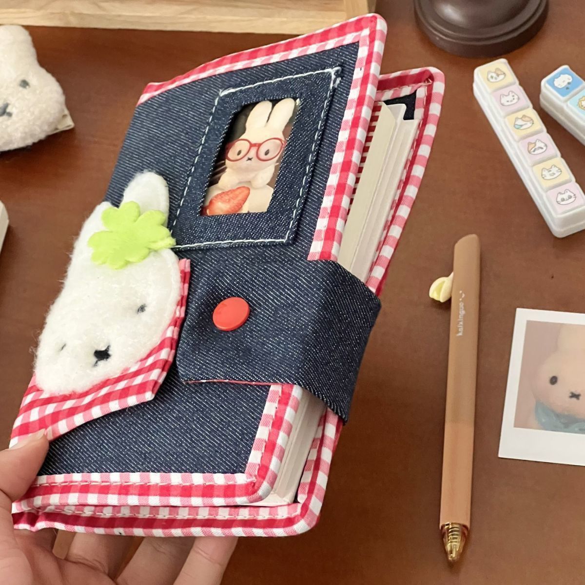 A6 Cute Miffy Rabbit Denim Loo - Travel Journal Accessories review and price