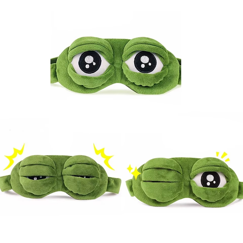 Frog Shaped Eye Mask Party Gam - Travel Accessories Aesthetic review and price