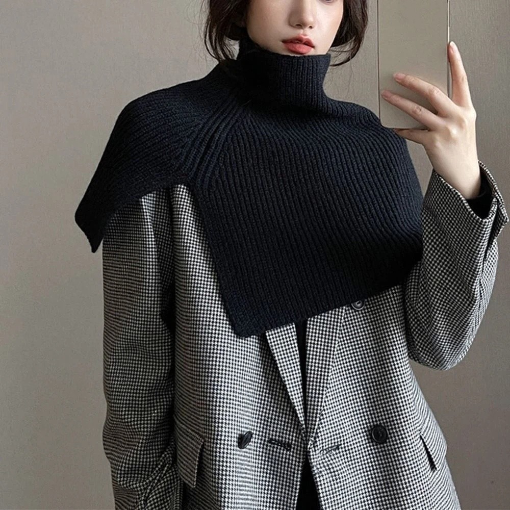 Retro Pullover Knitted Shawl W - Travel Accessories Neck review and price