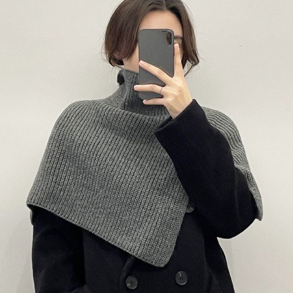 Retro Pullover Knitted Shawl W - Travel Accessories Neck review and price