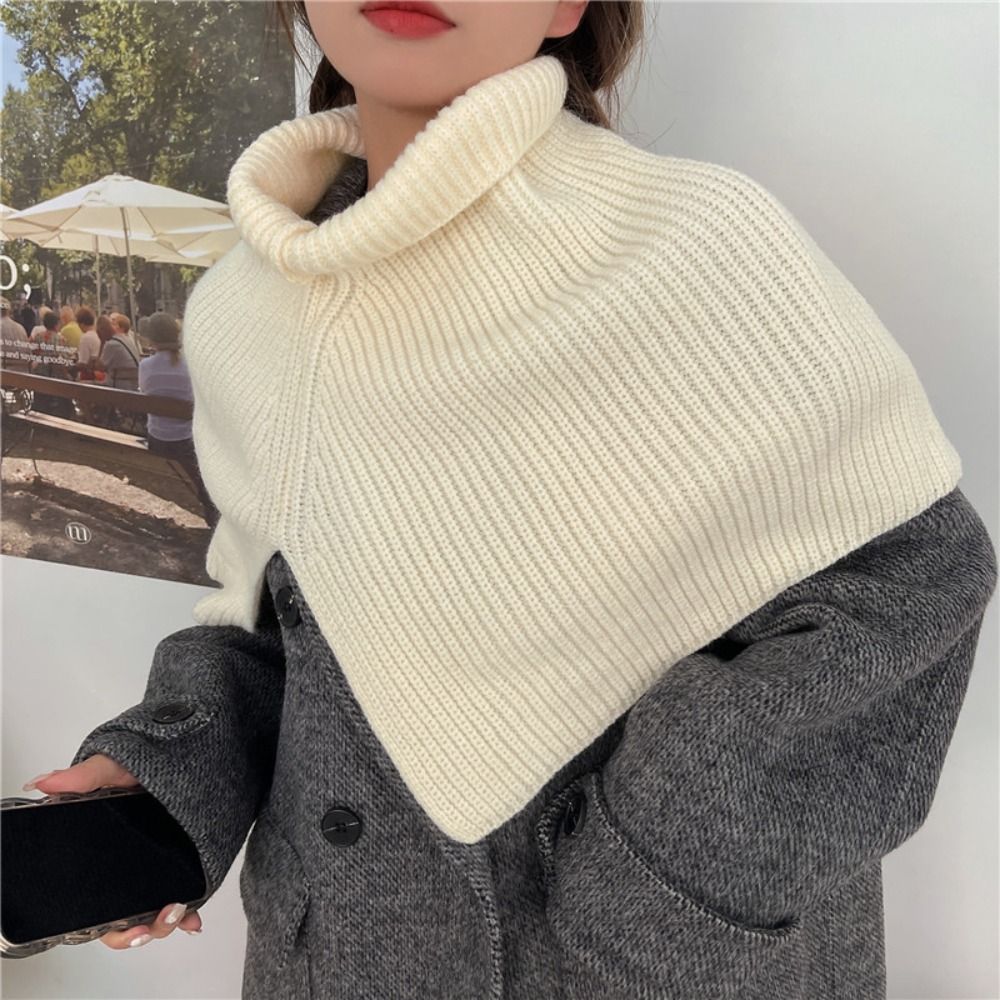 Retro Pullover Knitted Shawl W - Travel Accessories Neck review and price