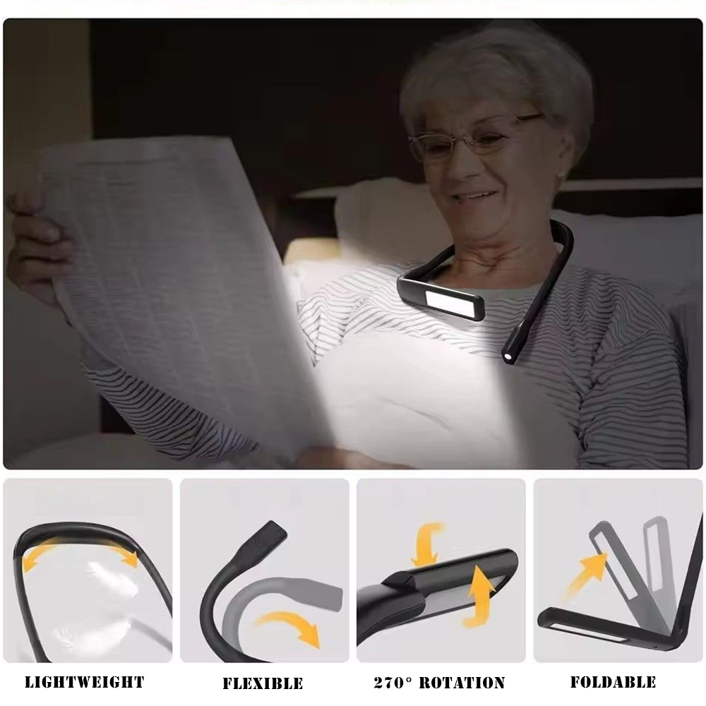 LED Neck Reading Lights Rechar - Book Light Flexible review and price