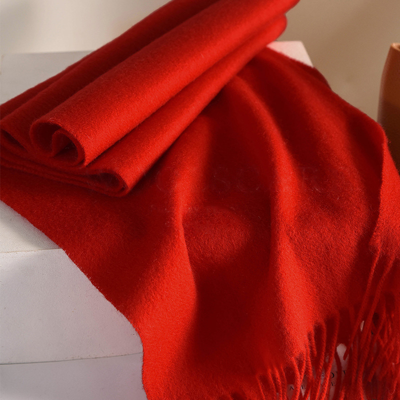 Knitted Scarf Women 100% Wool  - Travel Accessories Neck review and price