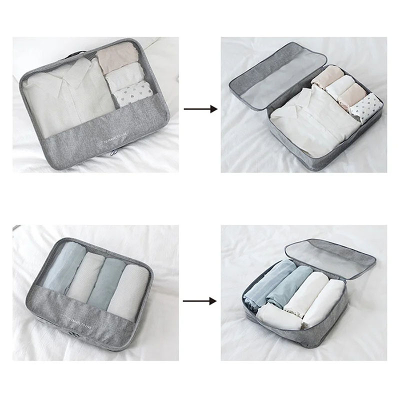7 Piece Travel Packing Cubes S - Travel Accessories Pouch For Women review and price