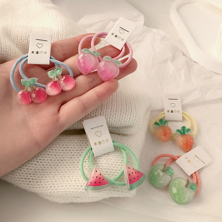 Kids Carrot Hair Ties 5 Pair N - Travel Accessories With Kids review and price