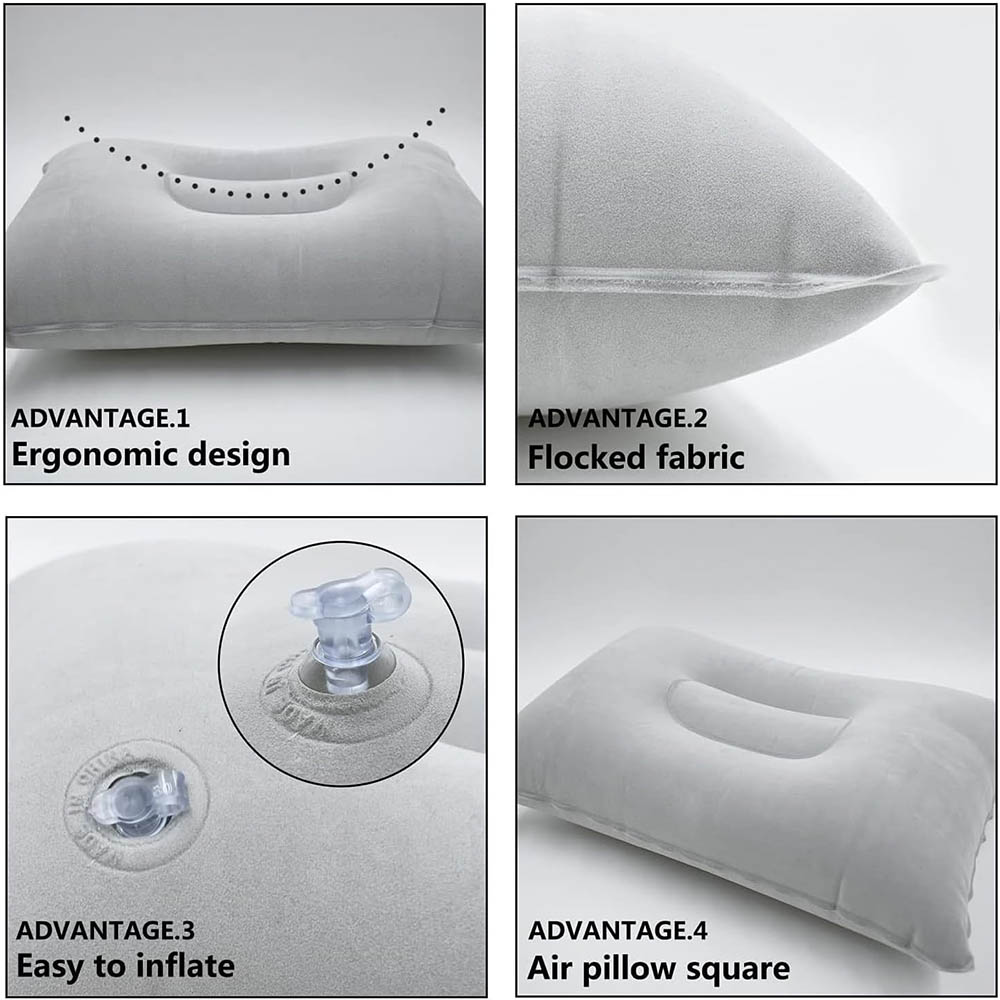 Inflatable Travel Pillow Porta - Travel Accessories Pillow review and price