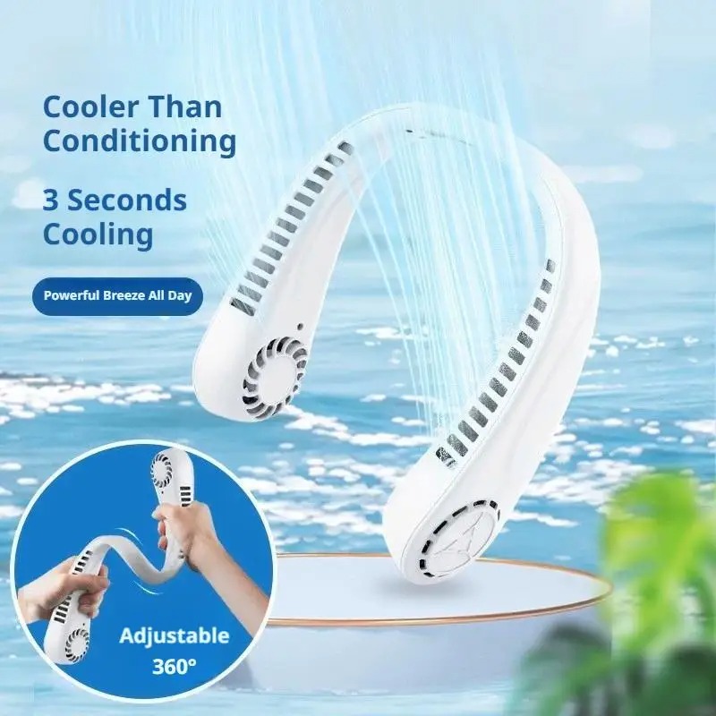 2026 New Bladeless Neck Fan US - Travel Accessories Electronics review and price