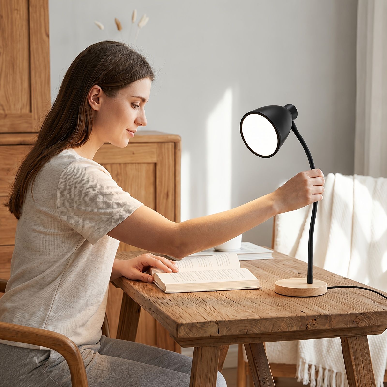 Desk Lamp High CRI 90+ 3000-60 - Book Light Flexible review and price