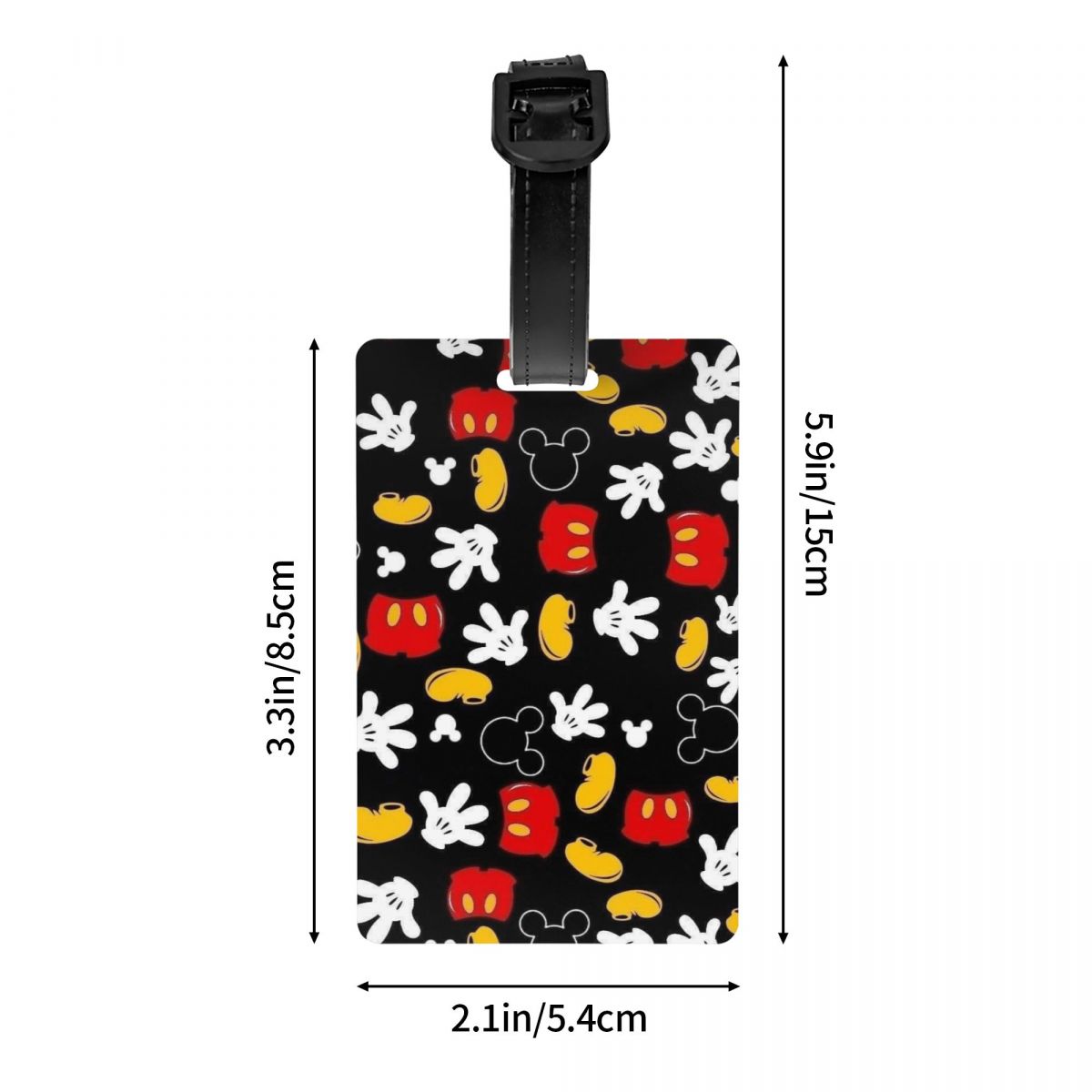 Custom M-Mouse  Luggage Tag fo - Travel Accessories Unique review and price