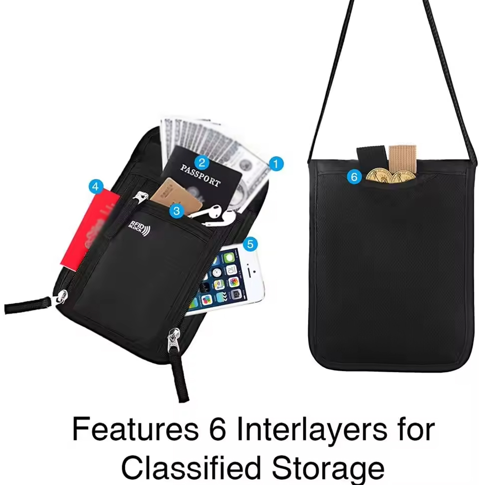 RFID Blocking Travel Pouch Nec - Travel Accessories Neck review and price