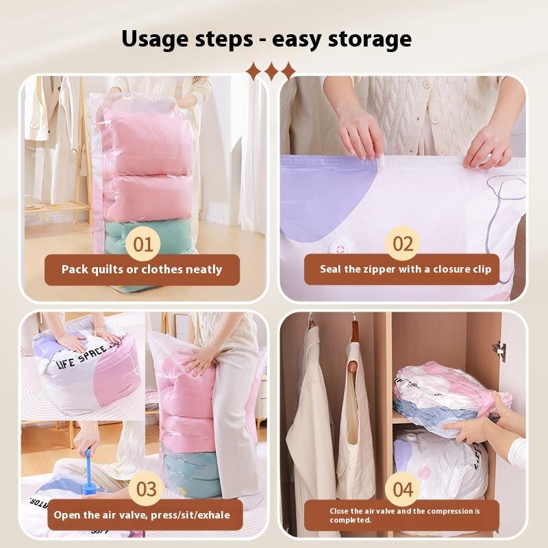 No Need Pump Vacuum Bags Large - Travel Accessories You Need review and price