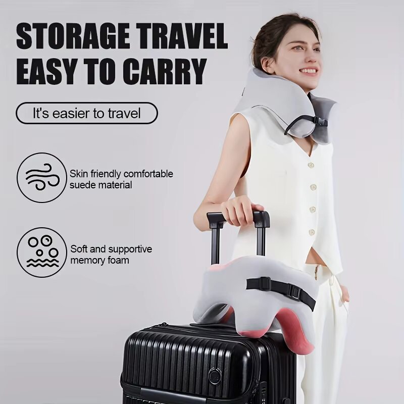 Memory Foam U‑Shape Neck Pillo - Travel Accessories Pillow review and price