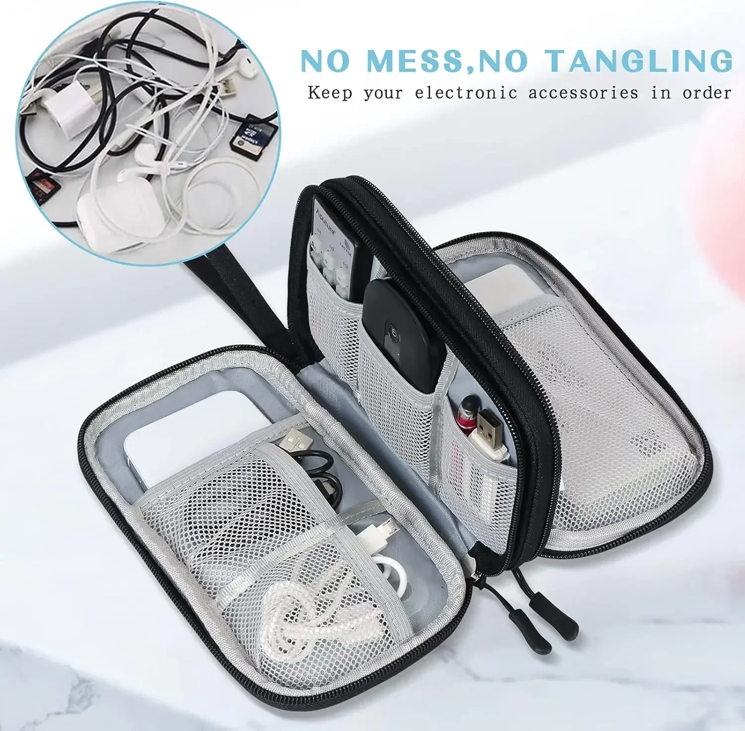 Travel Cable Bag Portable Digi - Travel Accessories Electronics review and price