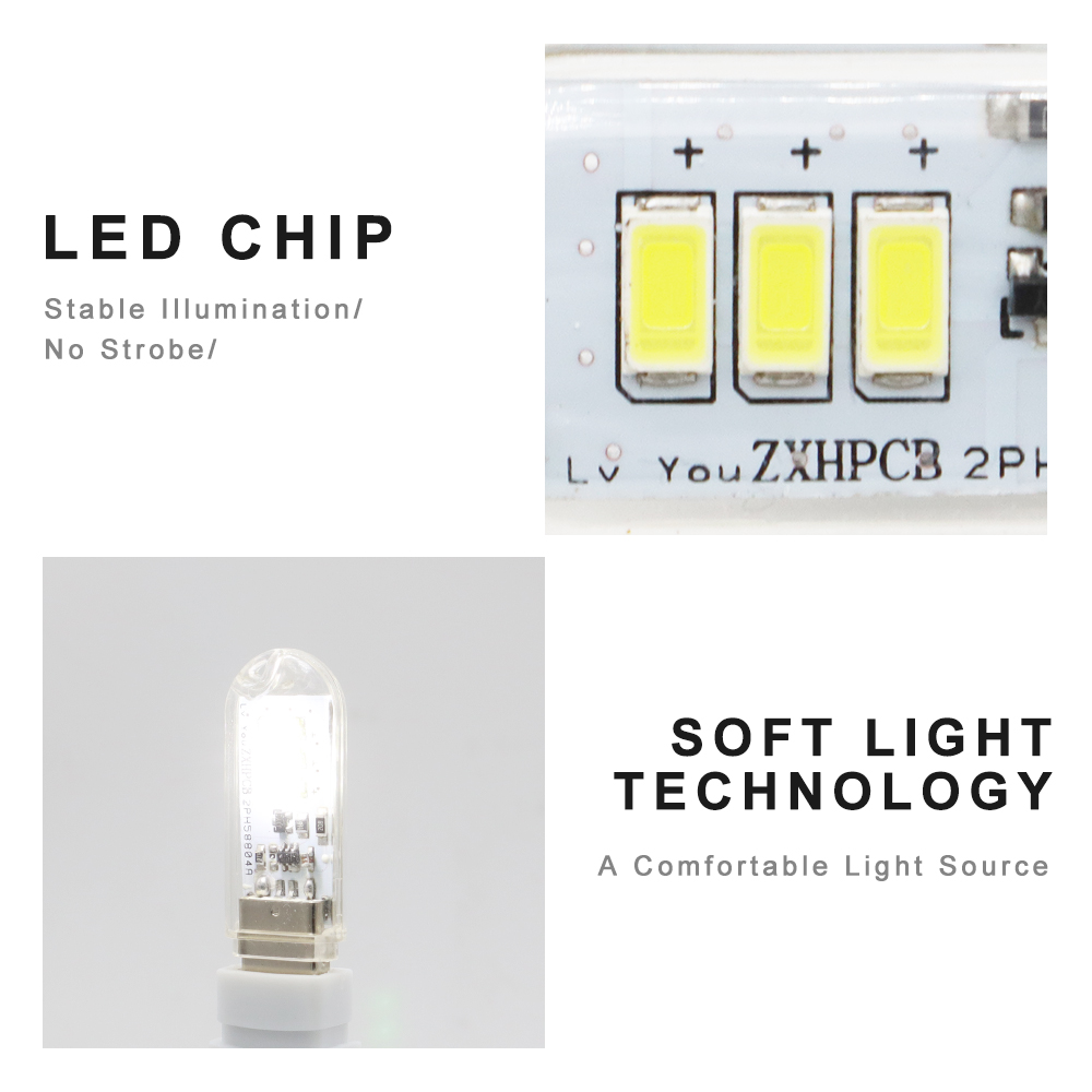 Touch Switch DC5V USB LED Mini - Book Light Flexible review and price
