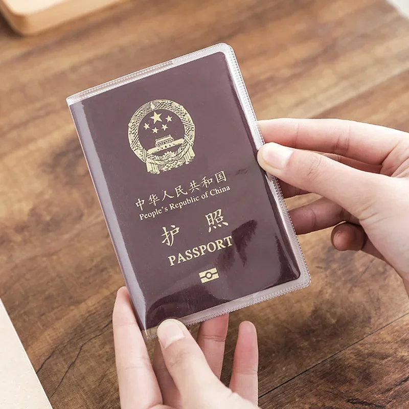 Transparent Passport Cover PVC - Travel Accessories Pouch For Women review and price