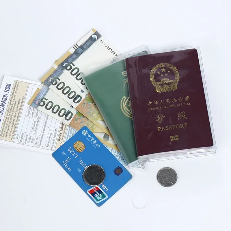 Transparent Passport Cover PVC - Travel Accessories Pouch For Women review and price