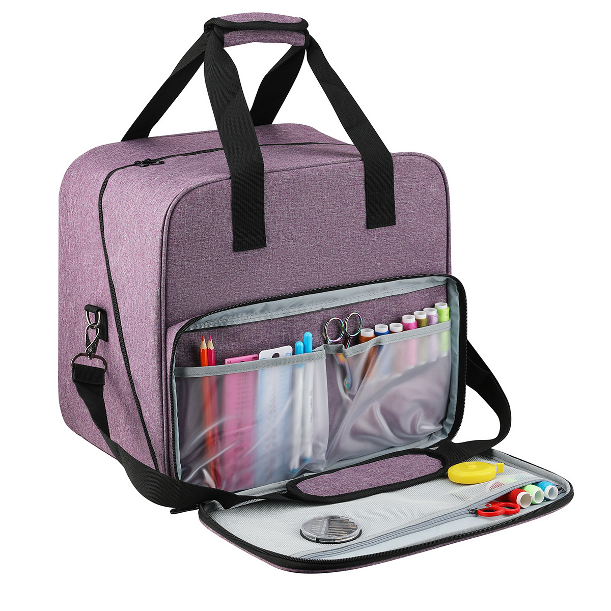 Large Sewing Machine Bag Gray  - Travel Accessories To Sew review and price