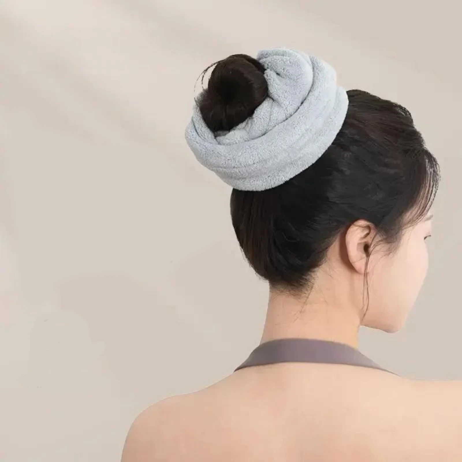 1PC Absorbent Hair Towel Scrun - Travel Accessories Aesthetic review and price