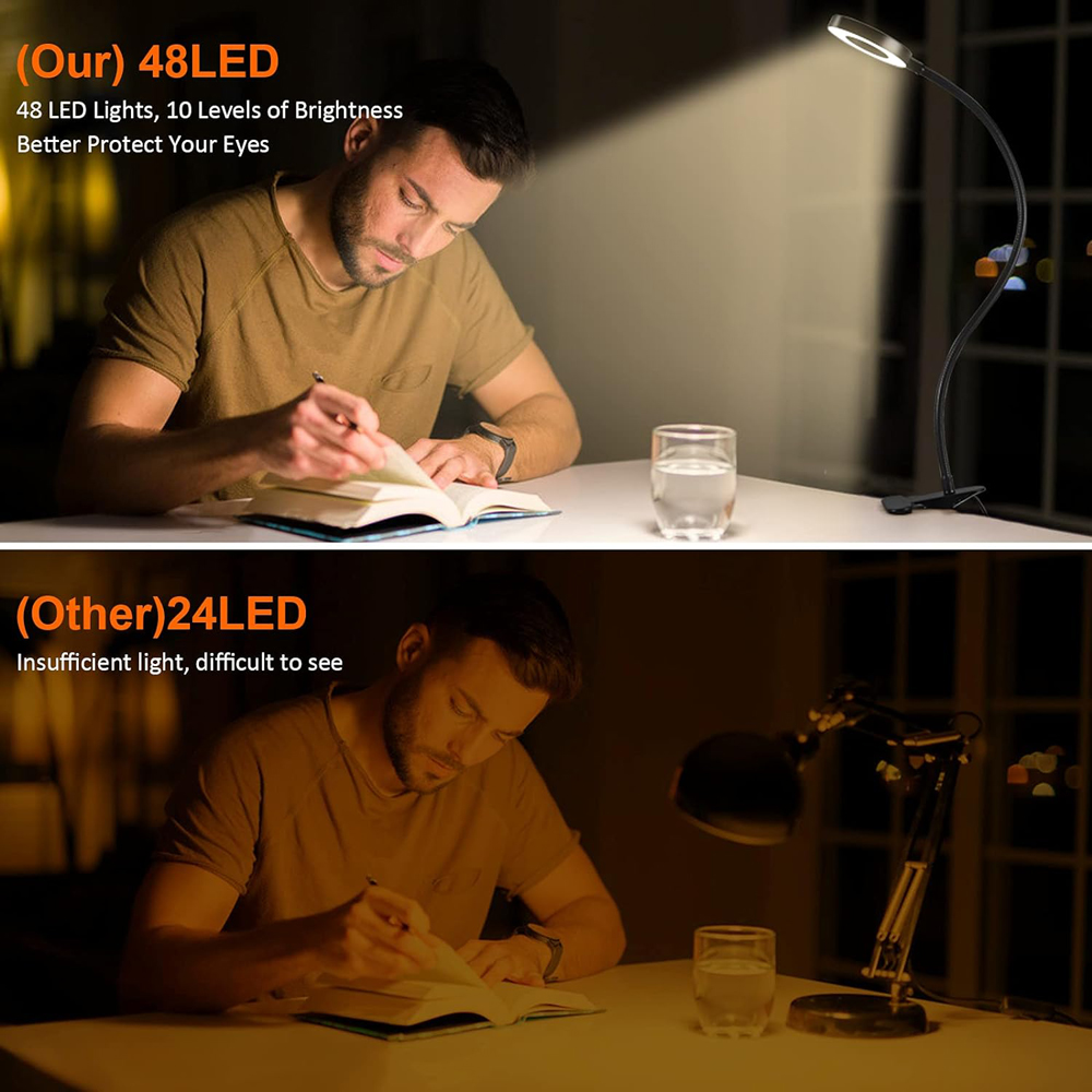 360° Flexible 48 LEDs Desk Lam - Book Light Flexible review and price
