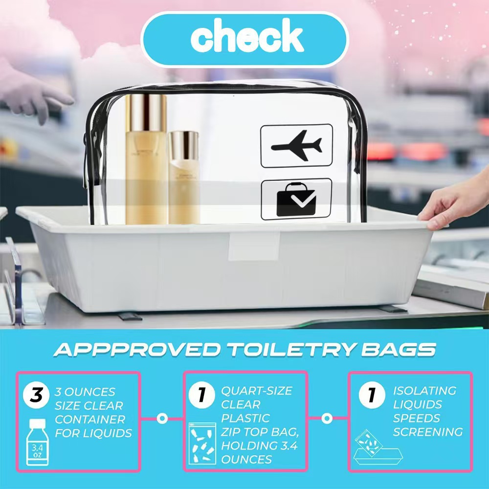 Waterproof Wash Transparent Ma - Toiletry Bag Tsa review and price