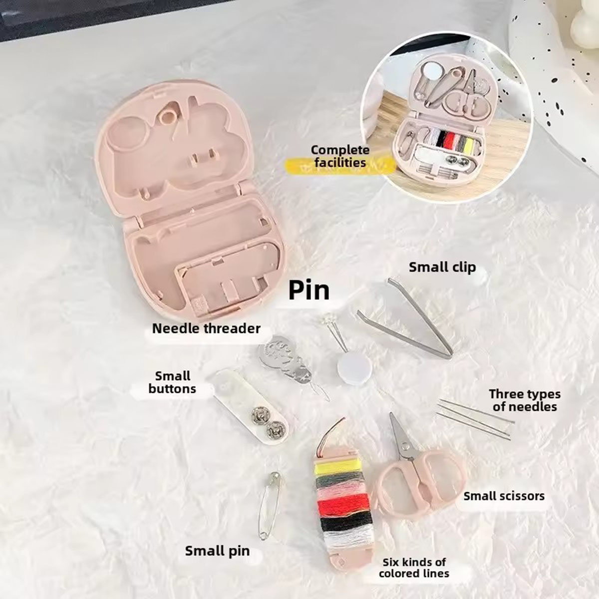 Mini Manual Sewing Machine Kit - Travel Accessories To Sew review and price