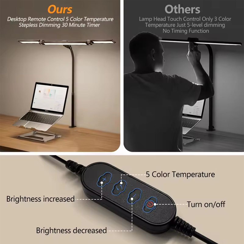 LED Desk Lamp Eye-Caring Desk  - Book Light Flexible review and price