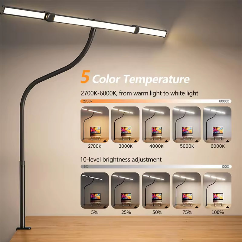 LED Desk Lamp Eye-Caring Desk  - Book Light Flexible review and price