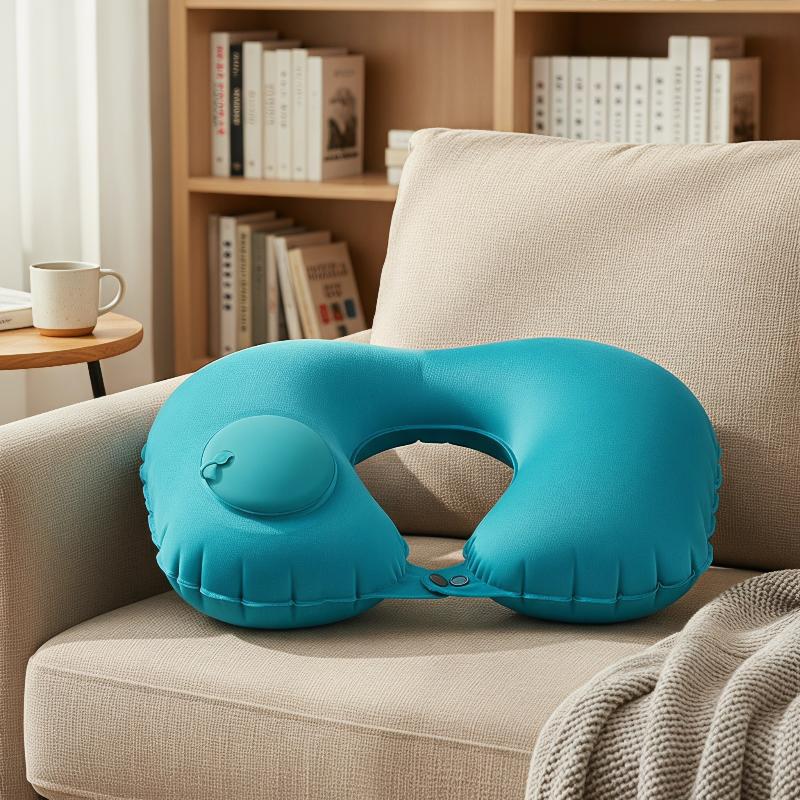 Flocking Inflatable Portable N - Travel Accessories Pillow review and price