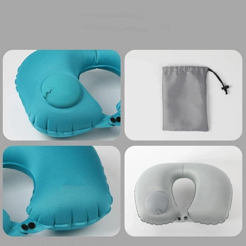 Flocking Inflatable Portable N - Travel Accessories Pillow review and price